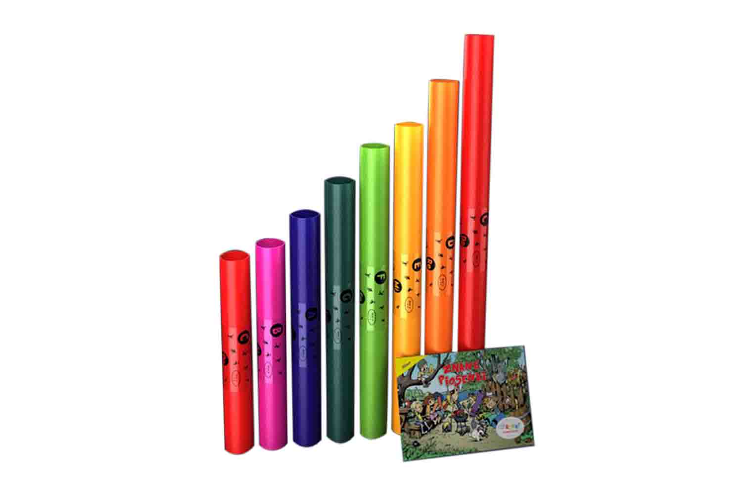 Бар Чаймс Boomwhackers BWDG Boomwhackers - Диатонический набор, 8 нот - фото 1