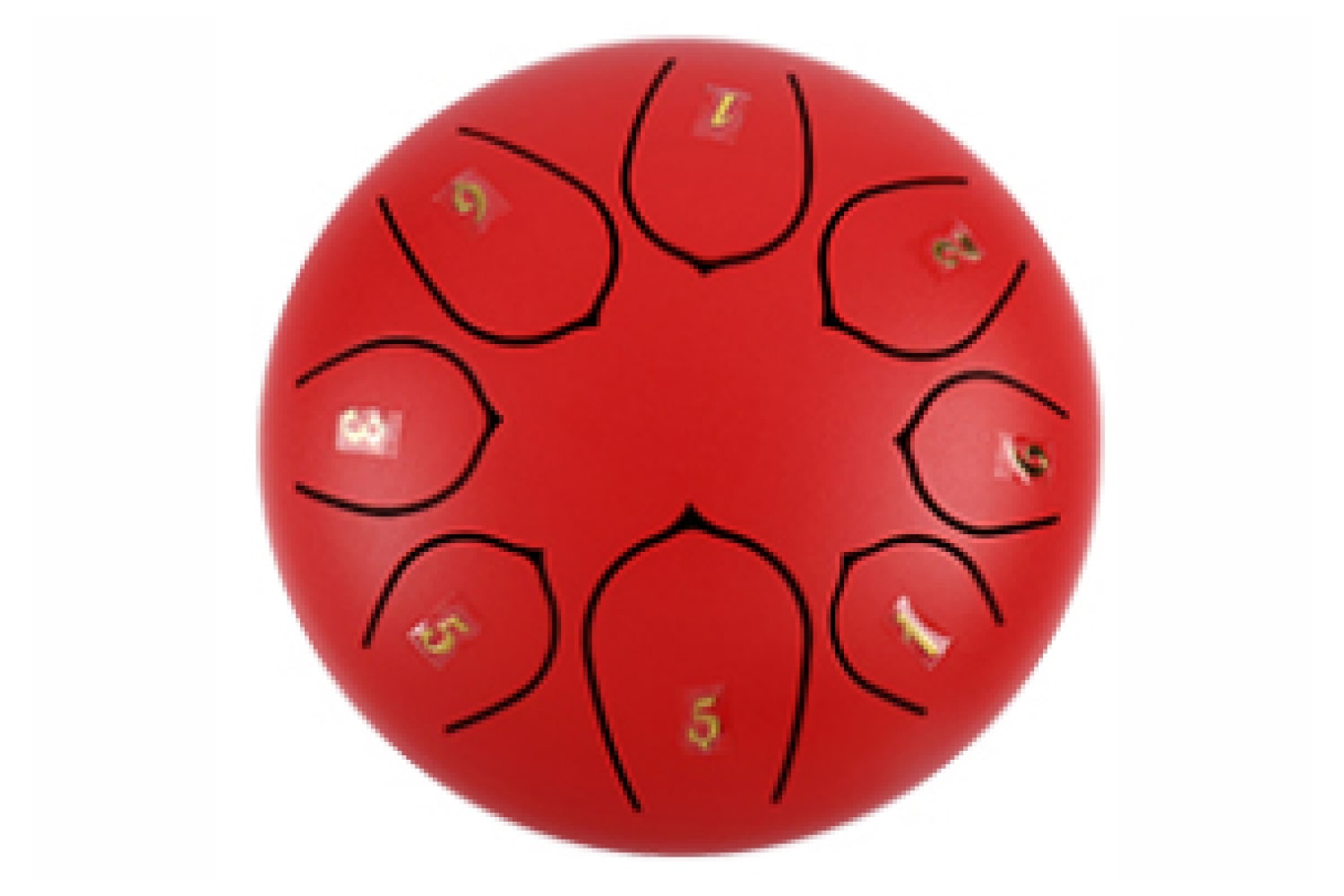 Глюкофон Foix FTD-68F-RD - Глюкофон, 15см, Фа мажор, красный - фото 1