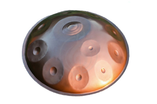 Ханг Kosmosky KSY.Handpan-11 - Ханг 53см, 11 мембран, Курд ре-минор - фото 1