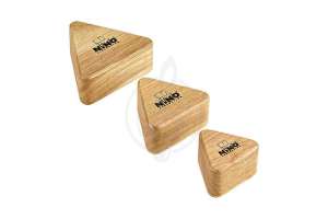 Изображение Nino Percussion NINO508 - Набор шейкеров треугольных