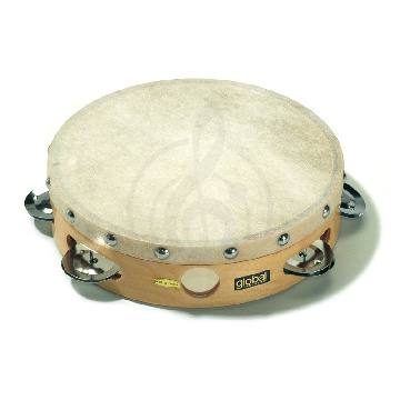 Тамбурин Sonor Global CG T 8N Тамбурин 8", кожа, 7 пар бубенцов - фото 1