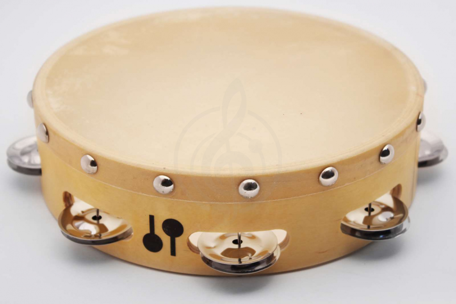 Тамбурин Sonor Global CG T 8N Тамбурин 8", кожа, 7 пар бубенцов - фото 2