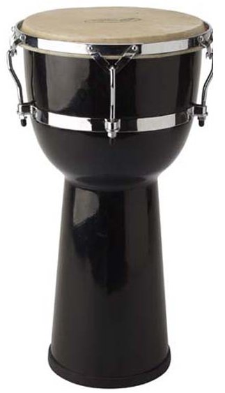 Джембе STAGG DPY-12-BK Джембе из стеклопластика 12" - фото 1